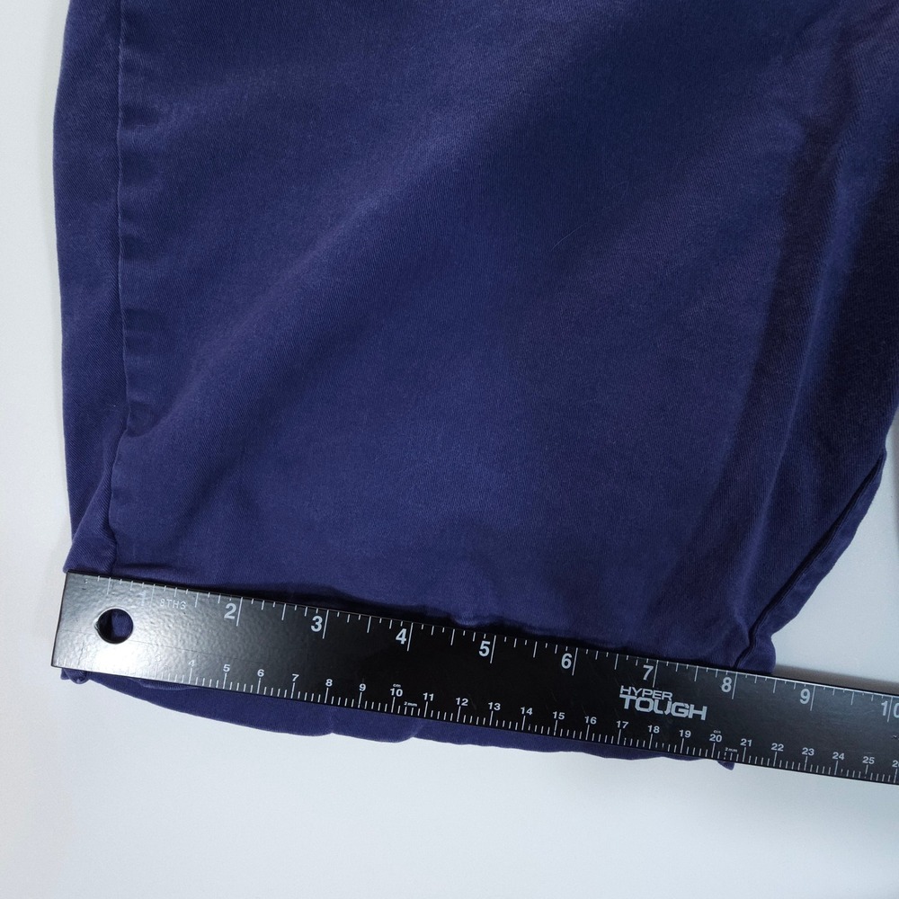 Lee Shorts Womens Size 0 Medium Blue Vintage Chino Cotton Stretch Bermuda - Picture 9 of 10